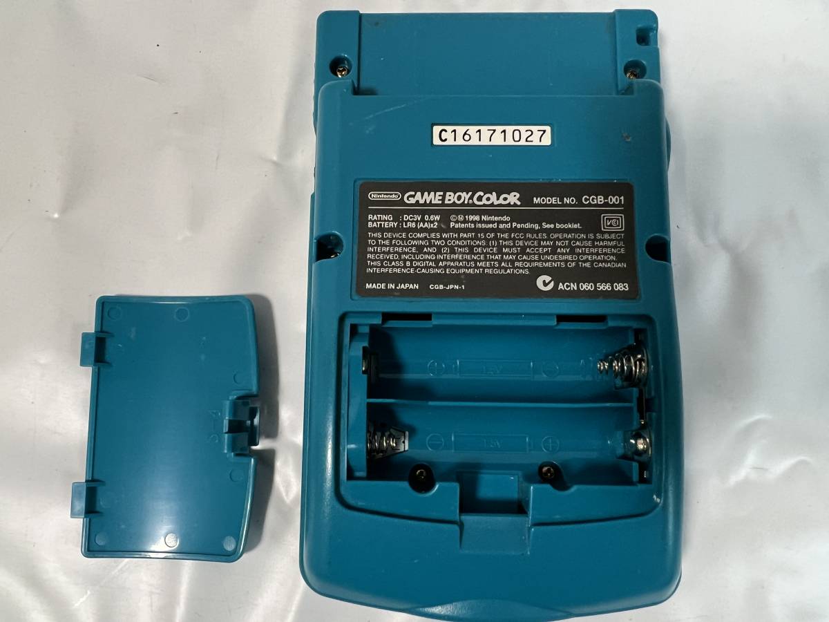 動作確認済み ゲームボーイカラー本体（CGB-001/ブルー） ゲームボーイ