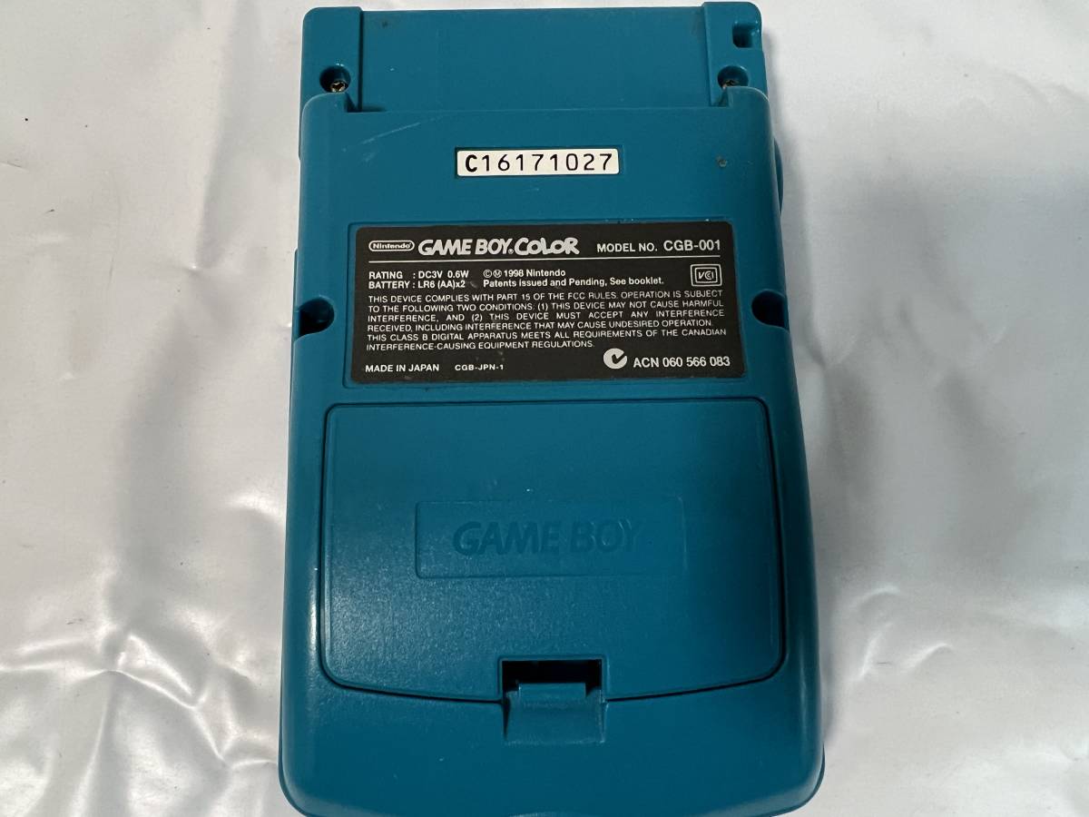 動作確認済み ゲームボーイカラー本体（CGB-001/ブルー） ゲームボーイ