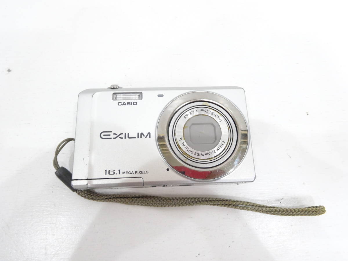 CASIO EXILIM EX-Z28 デジタルカメラ シルバー 起動確認済み A1447