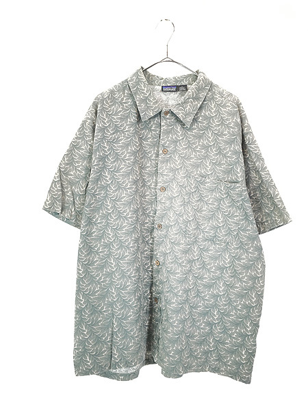 Patagonia 古着 リーフ A⁄C 半袖オープンカラーシャツ PATAGONIA 古着 