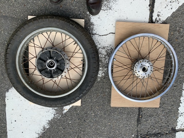 【ジャンク】z750d1 kz1000 ホイール リア フロント 前後セット セット 旧車