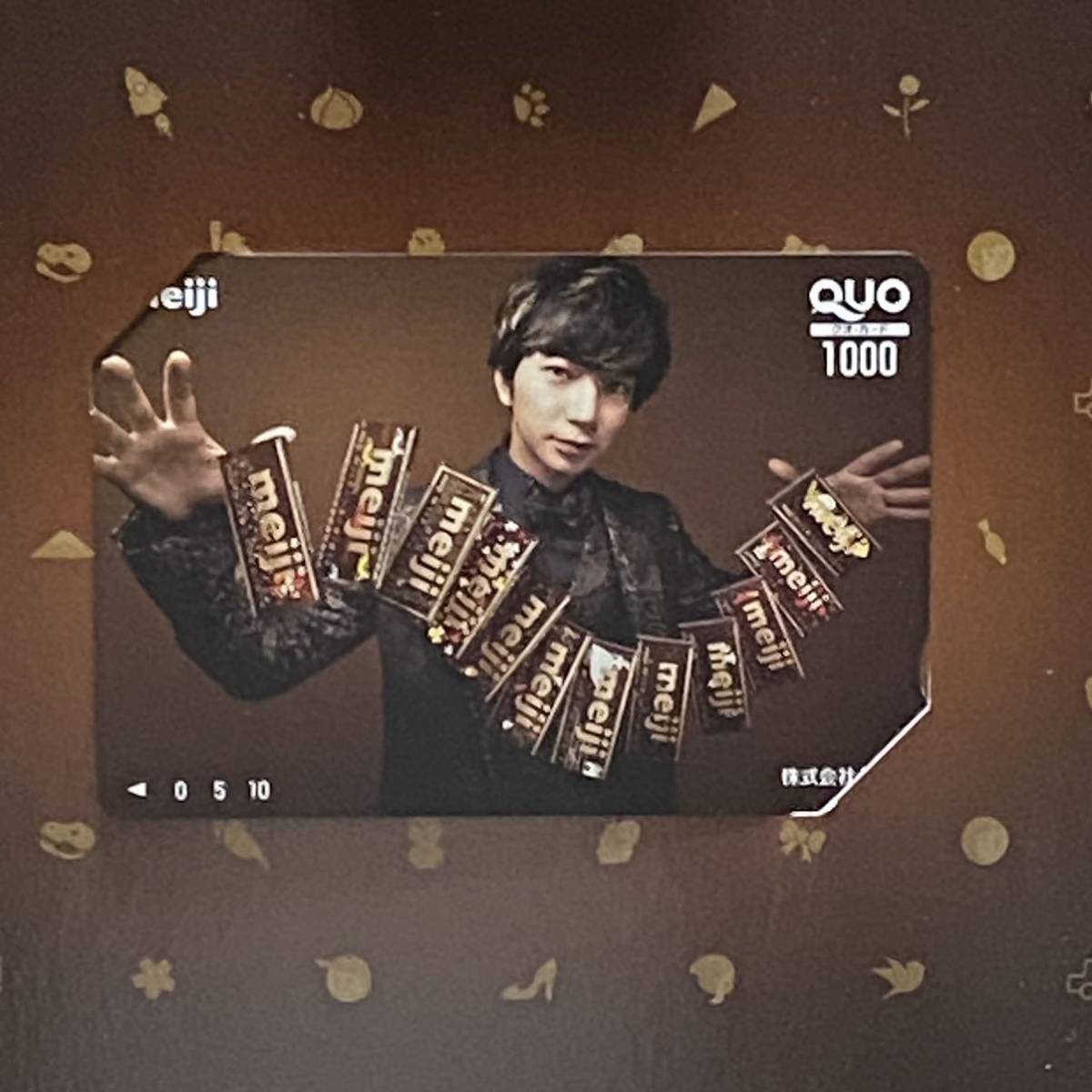 明治/meiji junの館キャンペーン 当選品 オリジナル松本潤QUOカード 