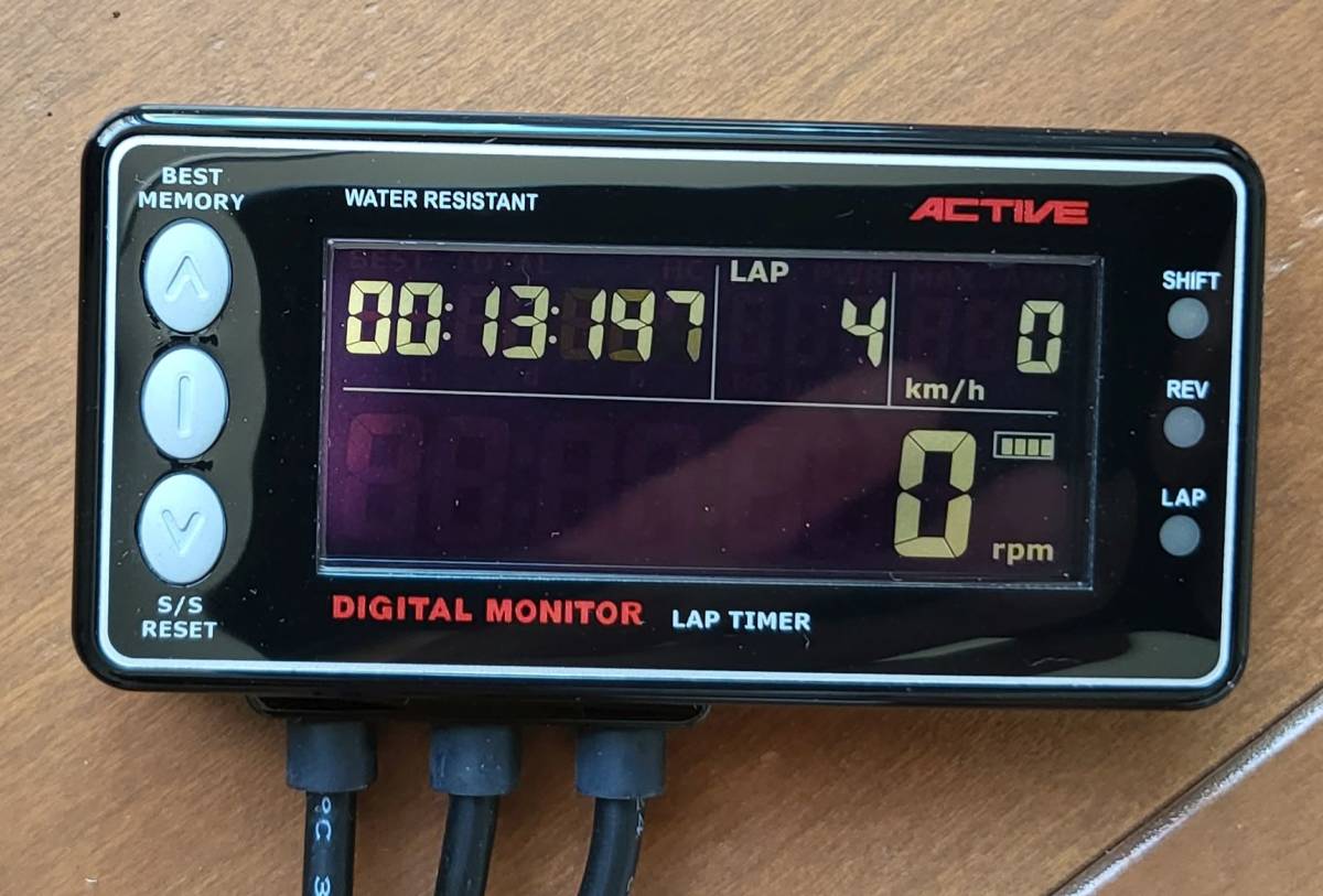 ACTIVE アクティブ デジタルモニター ラップタイム LapTime (P-LAP LAP 