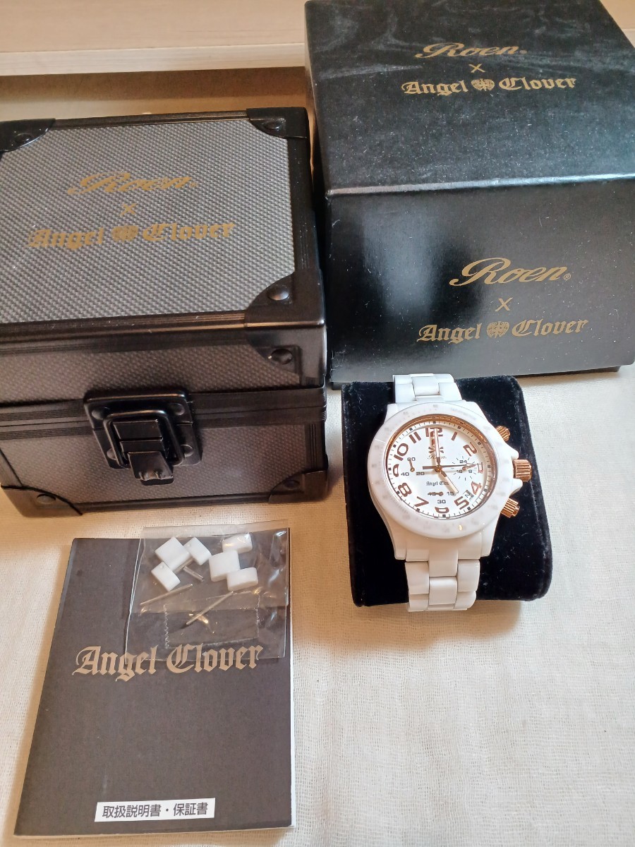a☆時計 Angel Clover× Roen エンジェルクローバー ロエン BM41 クロノ  