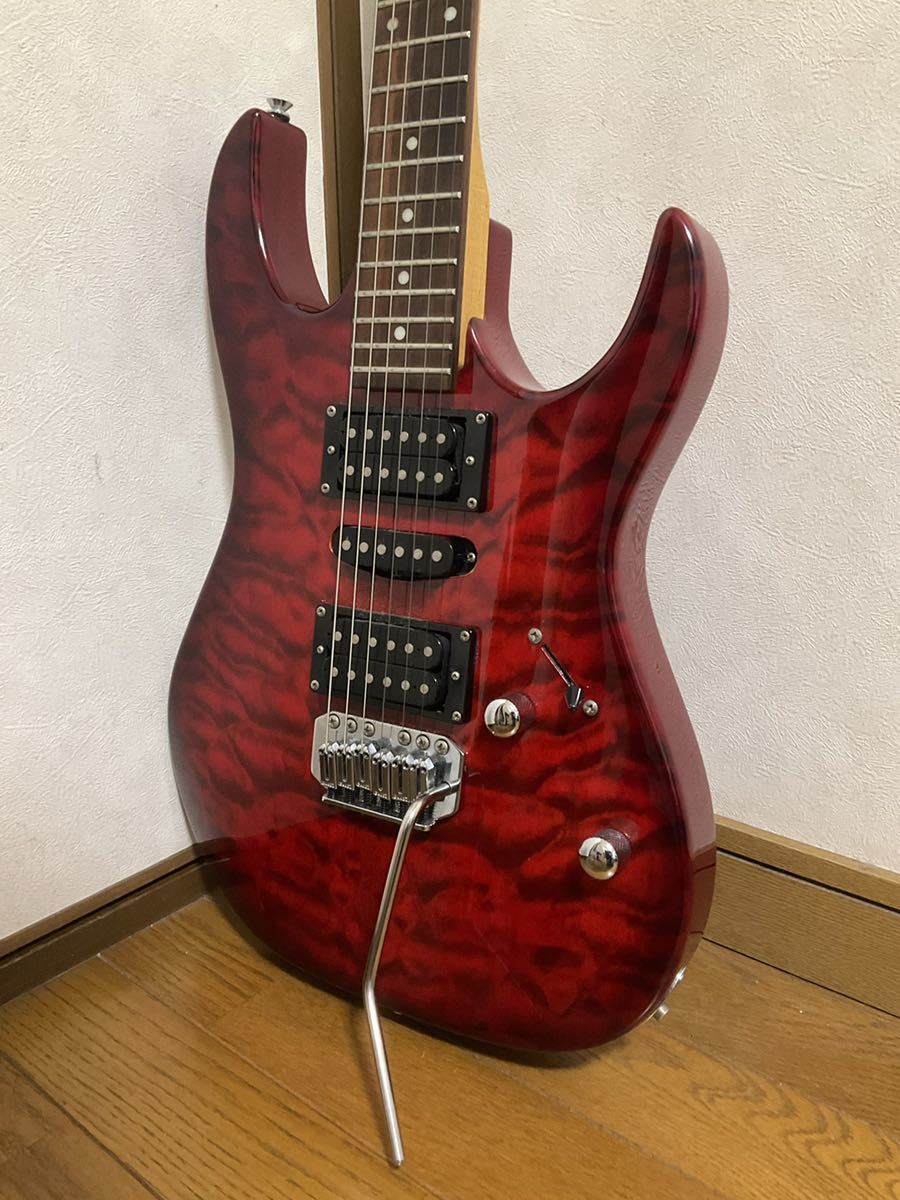 Ibanez GiO アイバニーズ ジオ エレキギター GRX90 HSH 赤系 レッド 