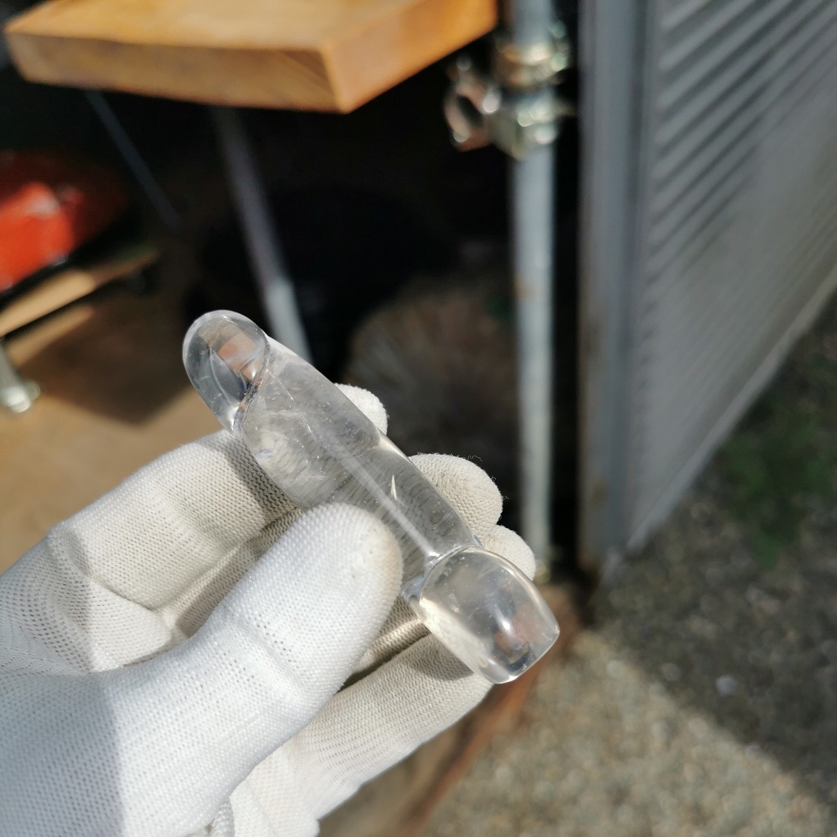 水晶男根65 珍石クリスタル鑑賞石石置物オブジェインテリア