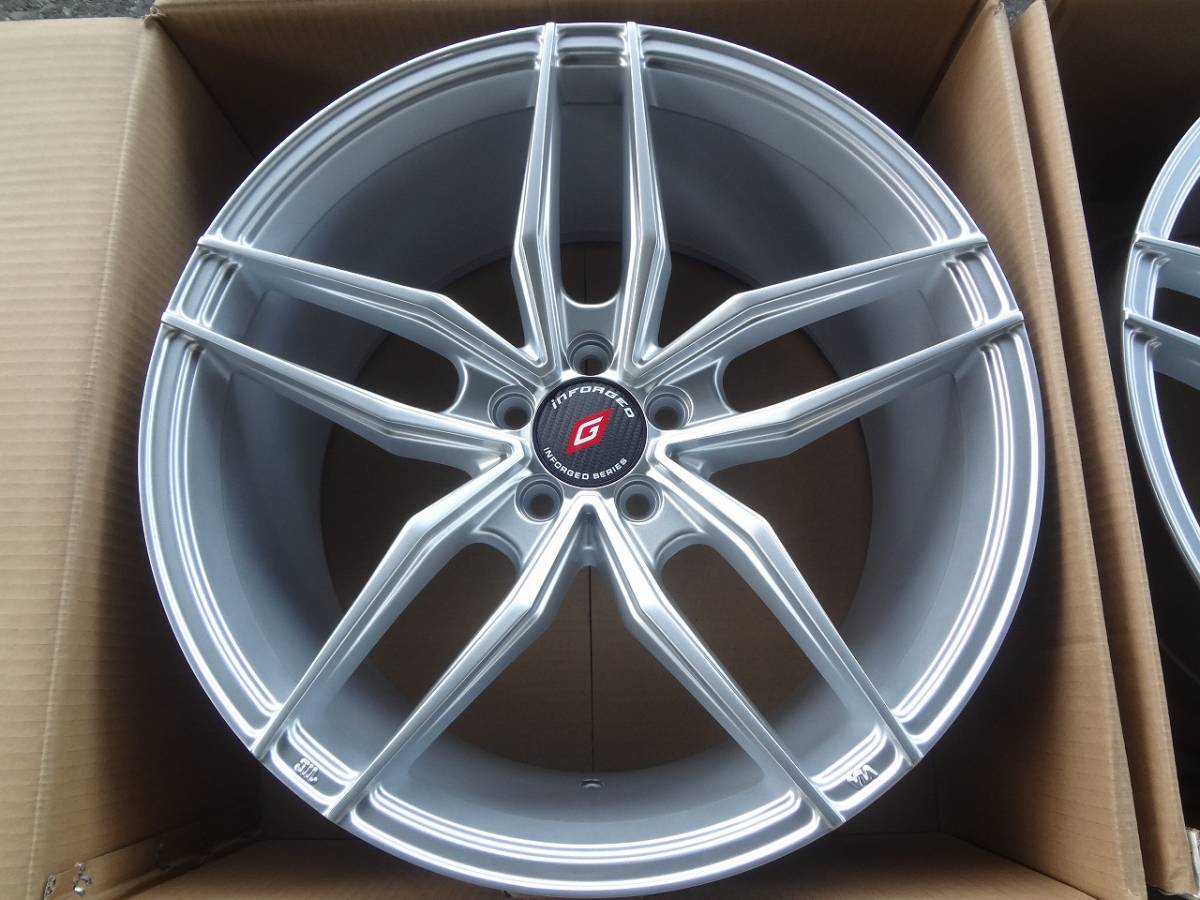 激安品† 国産車 PCD100 5H 5穴 INFORGED 8J 9J ホイールのみ4本 86 BRZ 
