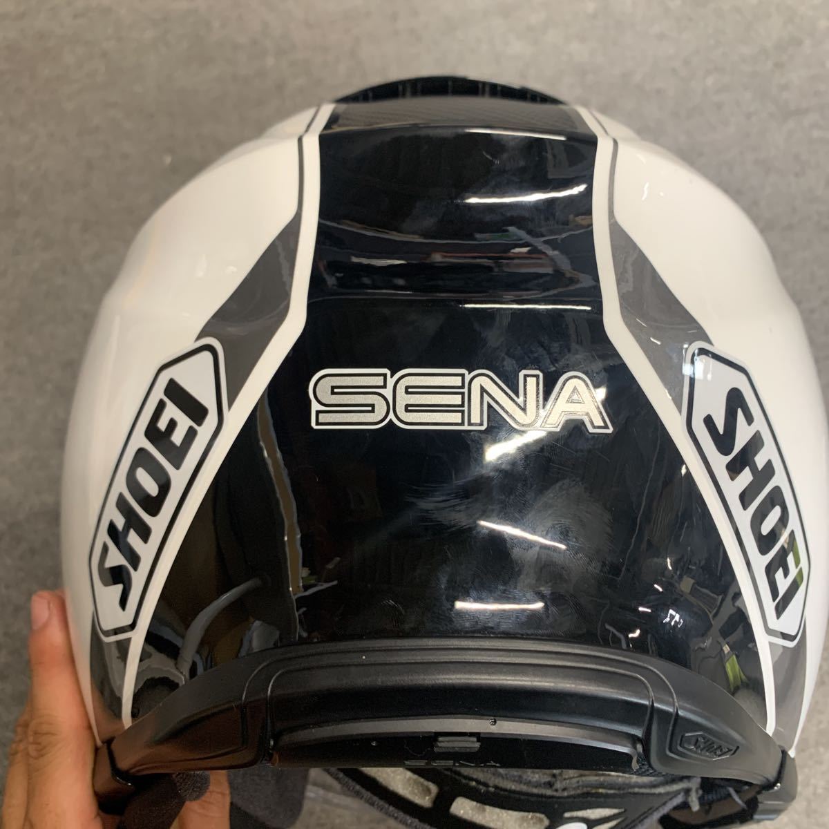 UTk113 【美品】SHOEI J-Cruise II ADIAGO SENA SRL2 インカム付き 