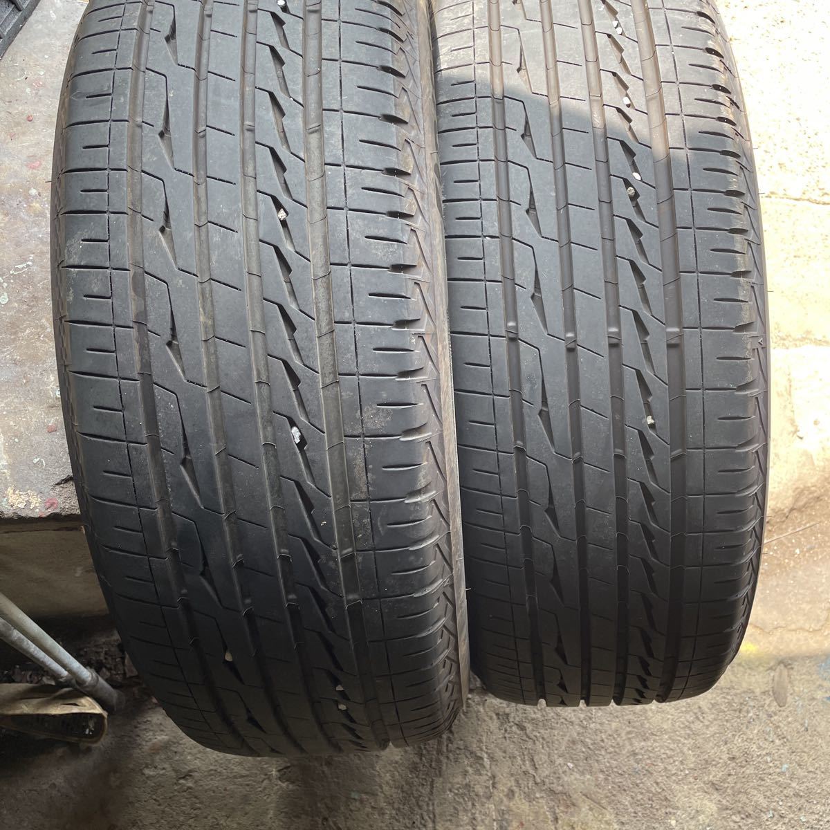 ブリヂストン 225/55R19 2本セット バリ山 22年式
