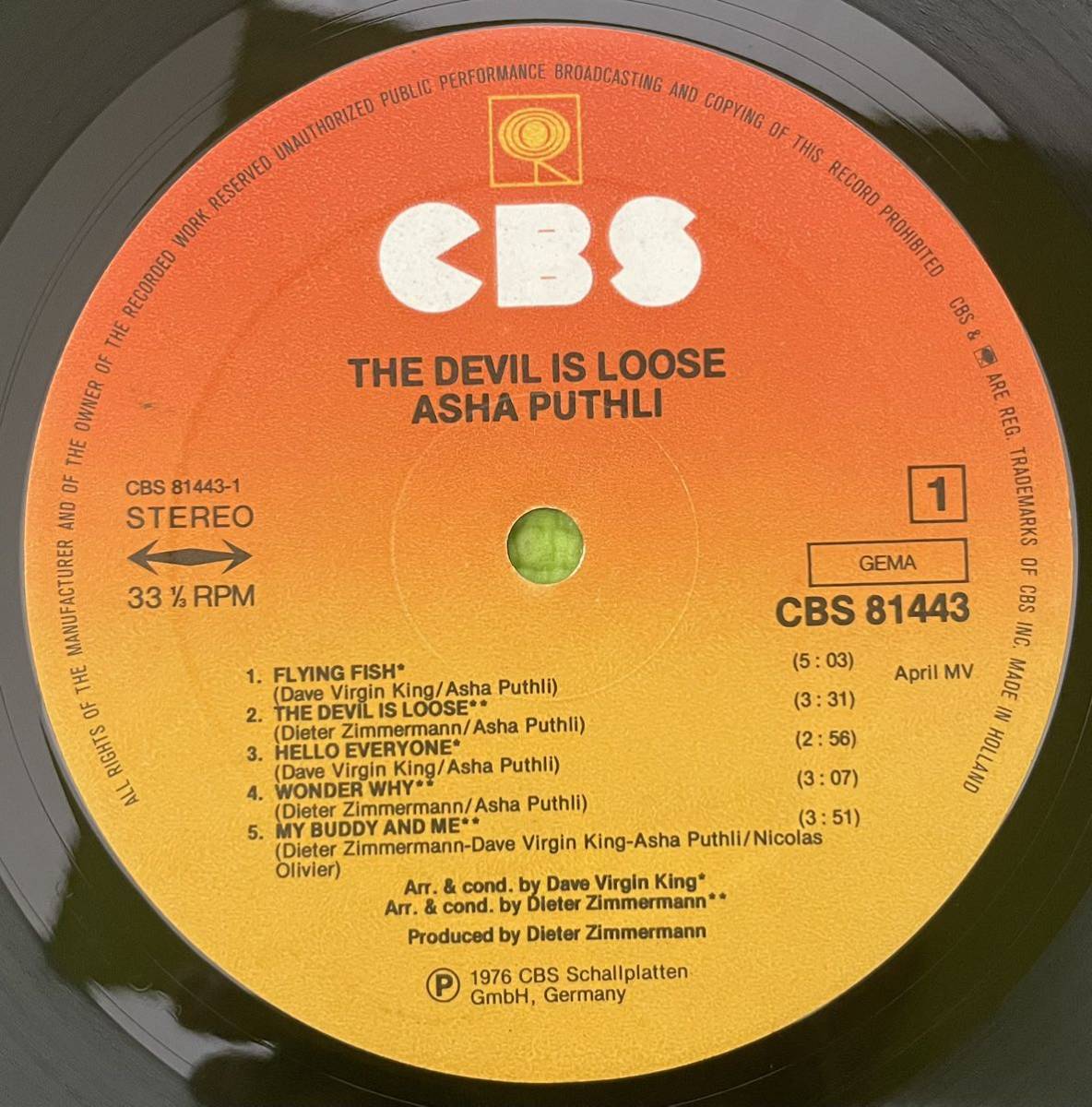 Soul raregroove sampling record ソウル レアグルーブ サンプリング レコード ASHA PUTHLI THE ...