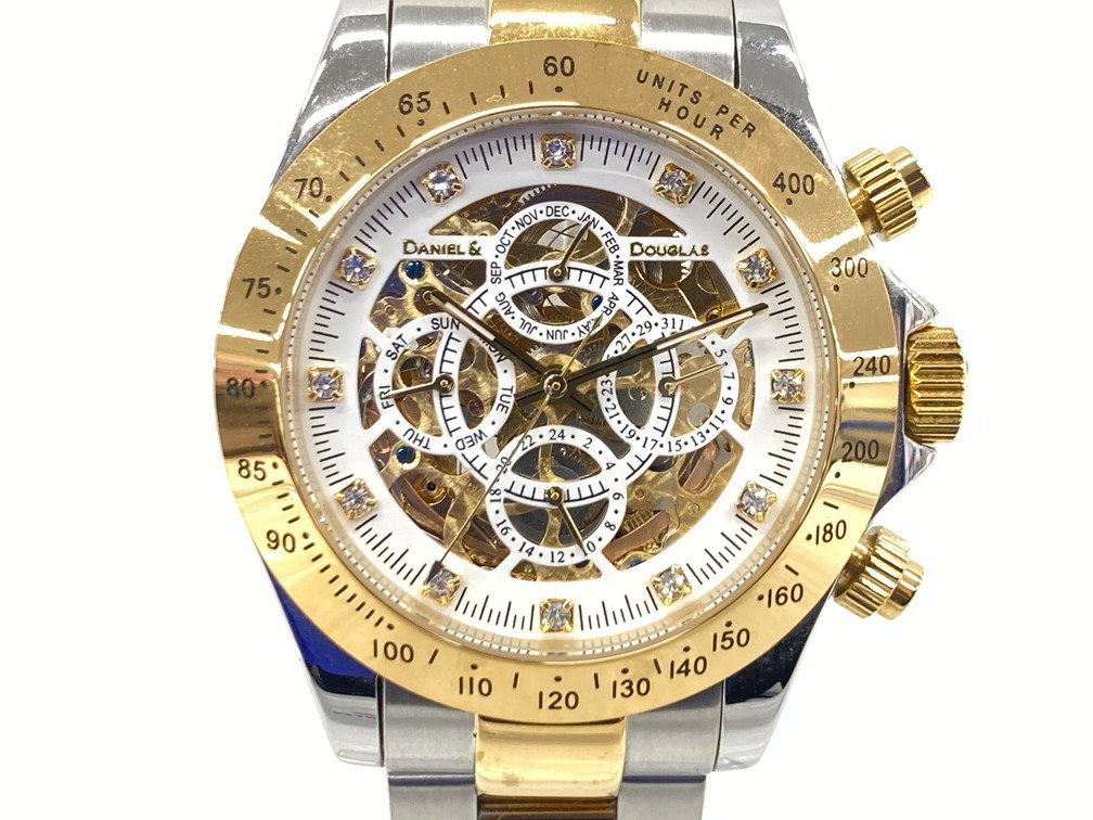 DANIEL&DOUGLAS ダニエル&ダグラス ダイヤゴールド×銀×レインボー