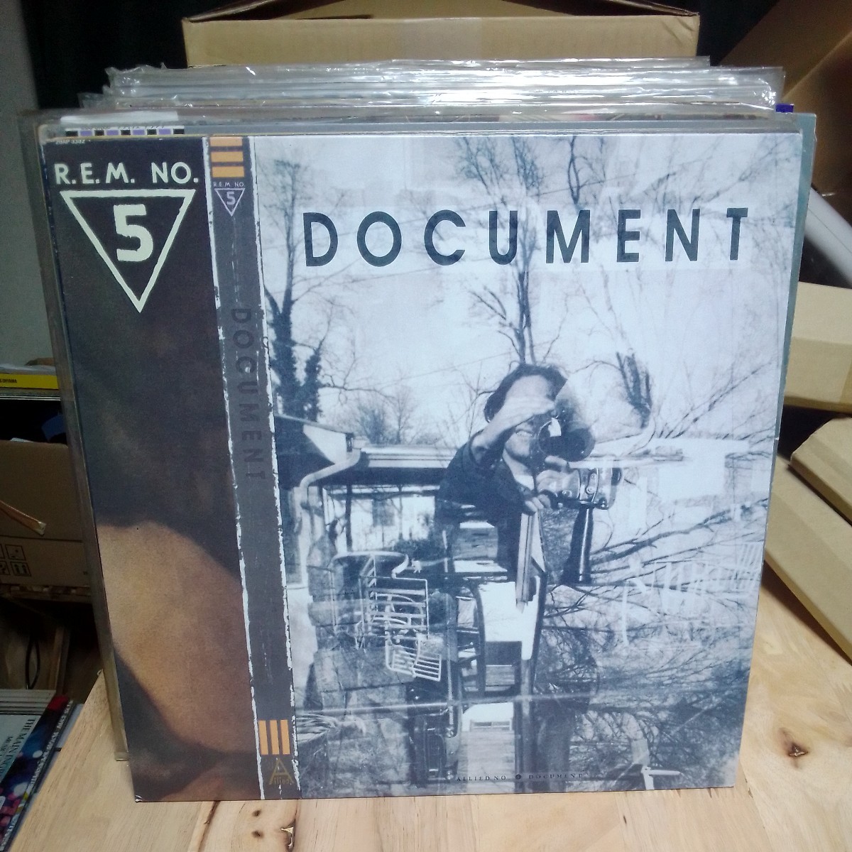 【国内初版盤】R.E.M. / MURMUR アナログLPレコード 帯付き REM レアタイトル 国内 国内初版盤R.E.M. ⁄ MURMUR アナログLP