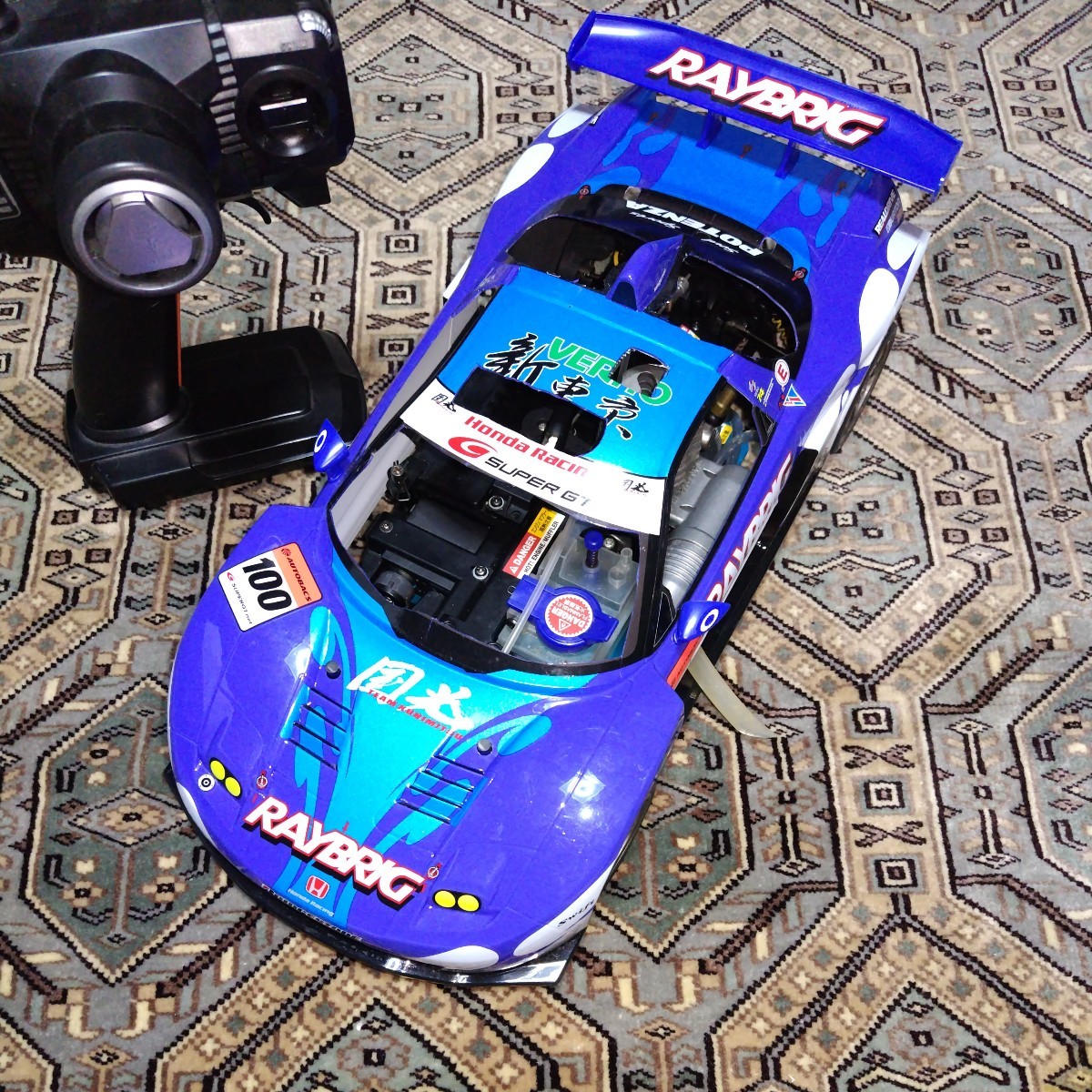 タミヤ 1⁄10 NSX ラジコン エンジンカー TGS XBG プロポ付き フル 0