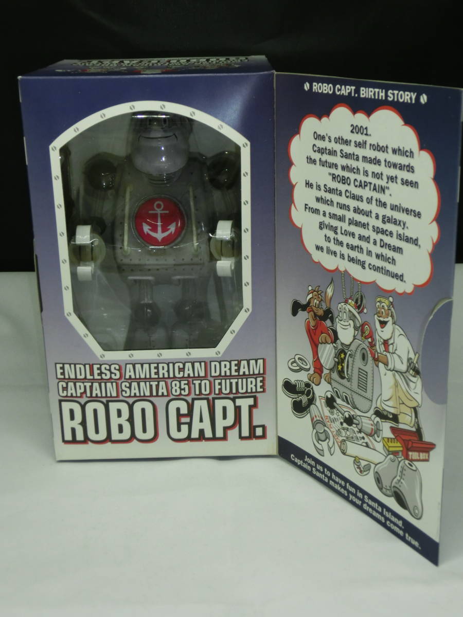 キャプテンサンタ ブリキロボット ROBO.CAPT. 全長22.5㎝ CAPTAIN