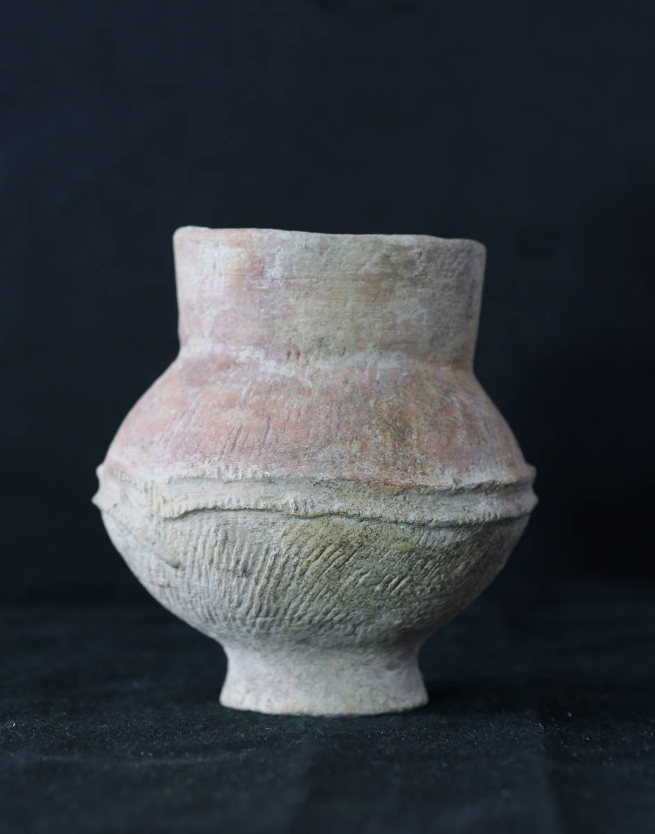 （鳥）タイ国　ドルマリン土器　紀元前　縄文土器、弥生土器