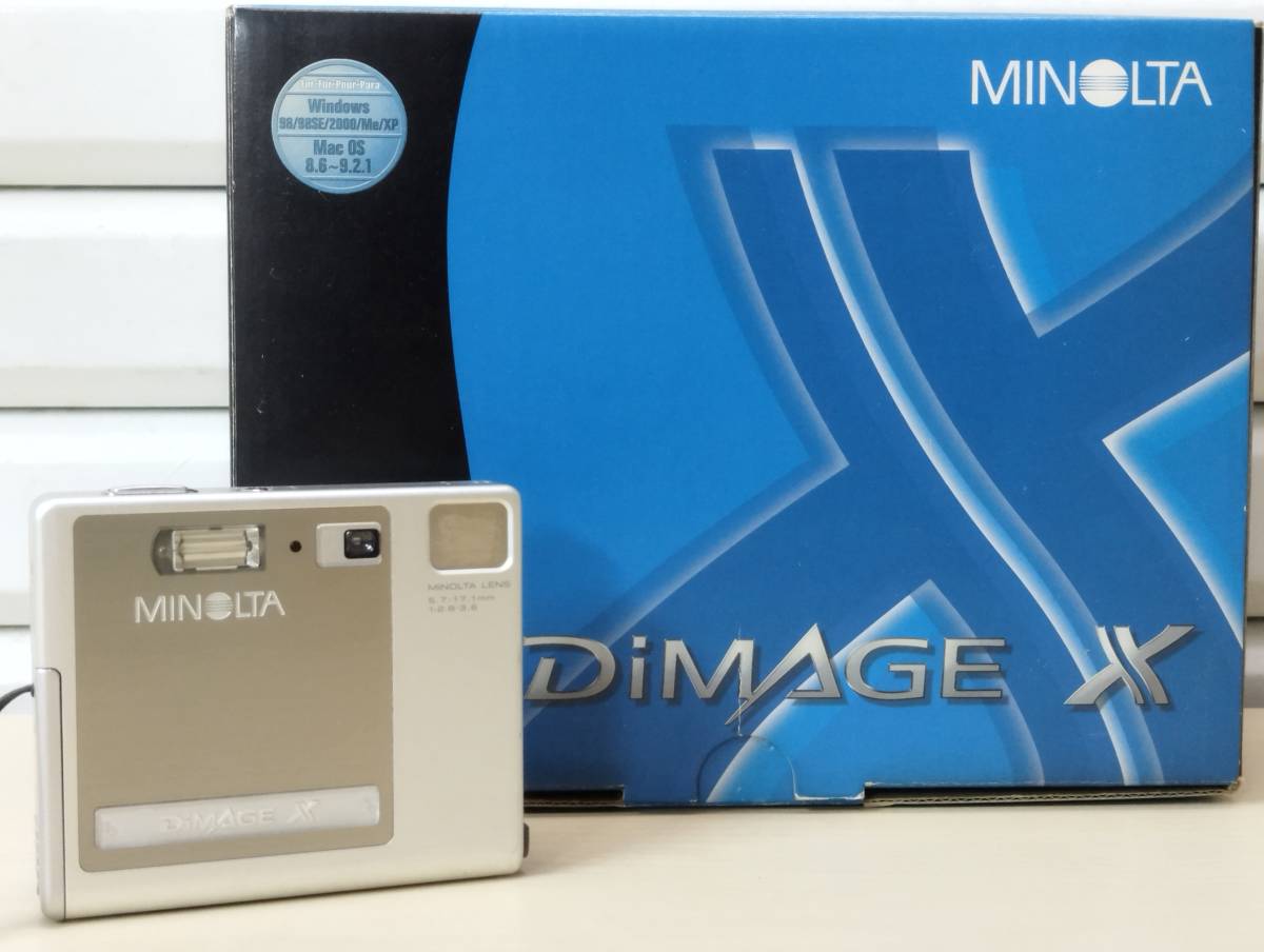 1円 MINOLTA DiMAGE X 5.7-17.1mm 1:2.8-3.6 コンパクトデジタルカメラ 動作確認済み C5265 MINOLTA X DiMAGE PARTS &frasl; F2.8-3.6