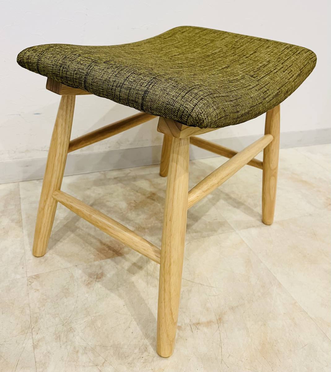 家具 1380建具屋58年のおじいさんの手作り木製サイドテーブル、イス