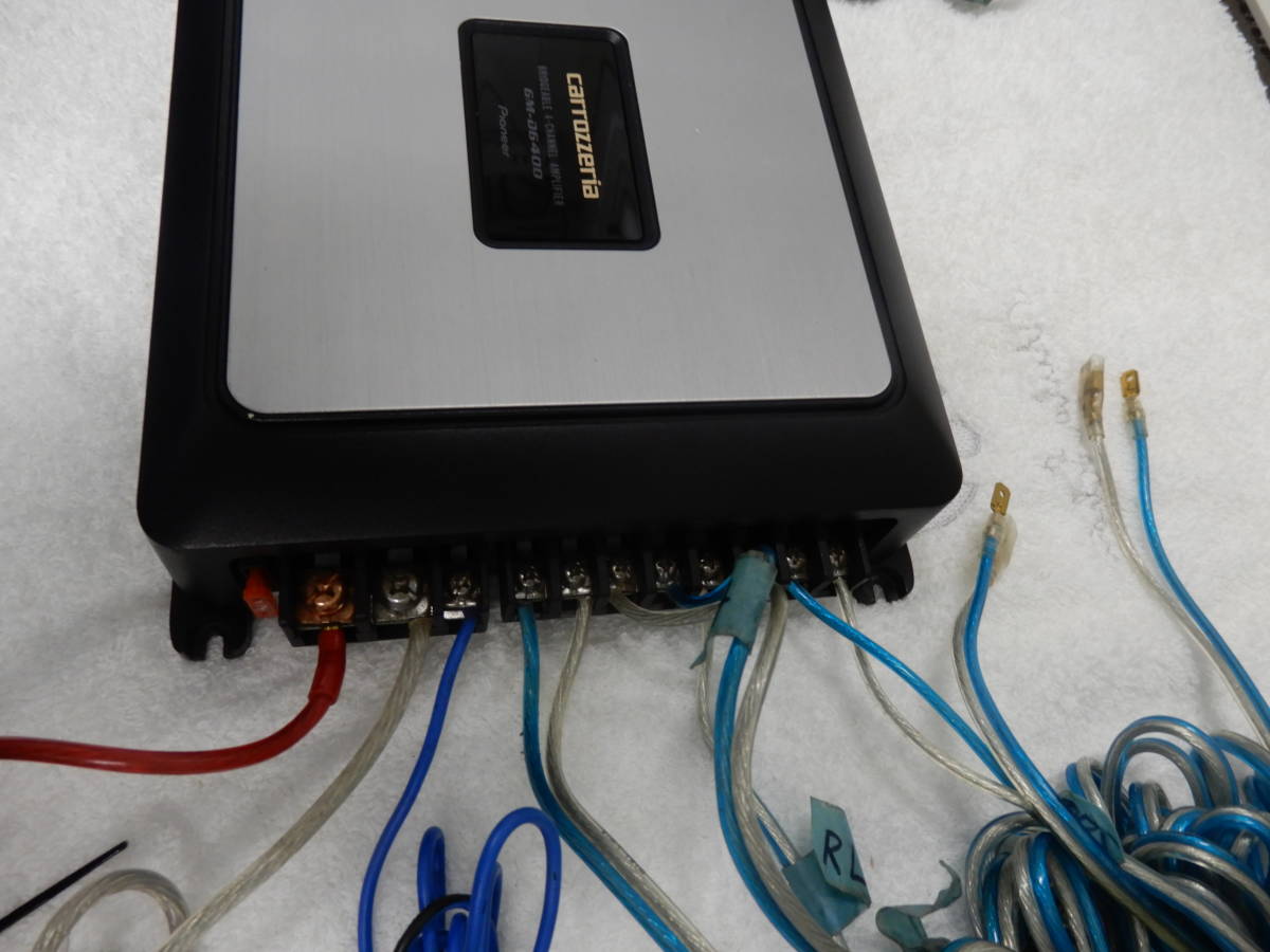 カロッツェリア GM-D6400 carrozzeria アンプ 4-CHANNEL 1円 
