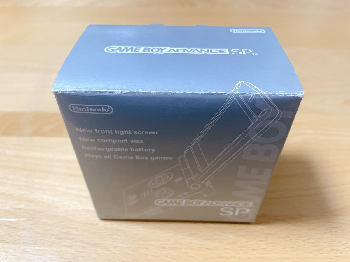 GBA SP 本体 シルバー 動作確認済み ゲームボーイアドバンス 外箱 説明書 GAMEBOY ADVANCE SP Nintendo