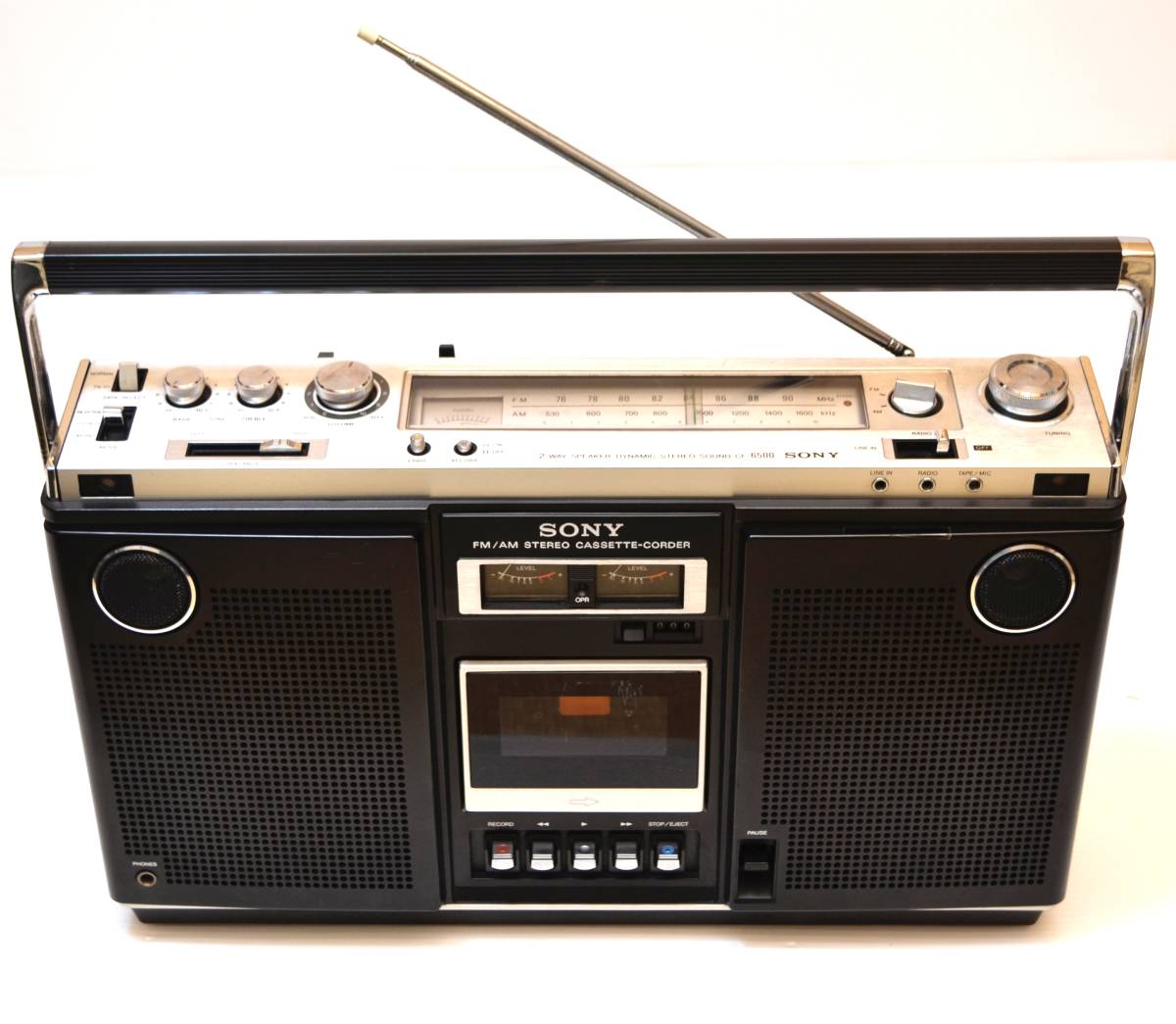 ソニー CF-6500 SONY – 高級銘機⁄動作美品SONY バブルラジカセ