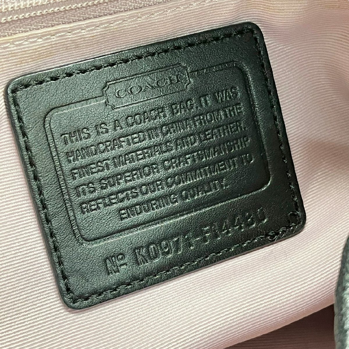 COACH コーチ F14480 ホースアンドキャリッジ 馬車柄 ホーボー 