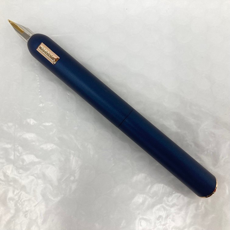【BHAG0003】ラミー LAMY 万年筆 ダイアログ M 14K 585 ブルー 箱入り