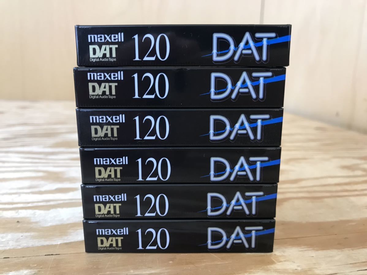m ネコポスD マクセル DAT テープ 120分 6本 セット まとめて 未使用