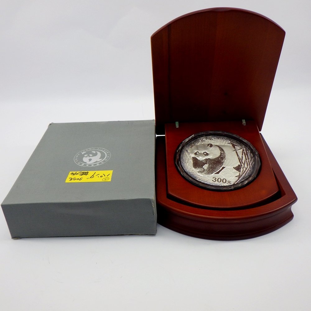 中国パンダ銀貨2002年 2002年パンダ銀貨 中国パンダ銀貨(1oz)ネコポス