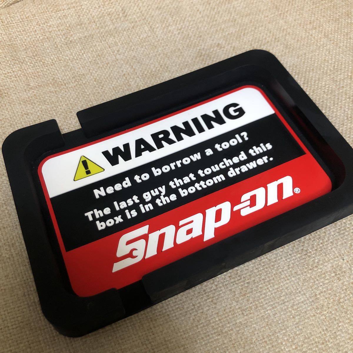 新品 限定 レア スナップオン スマホ ホルダー 小物入れ ラバーマット