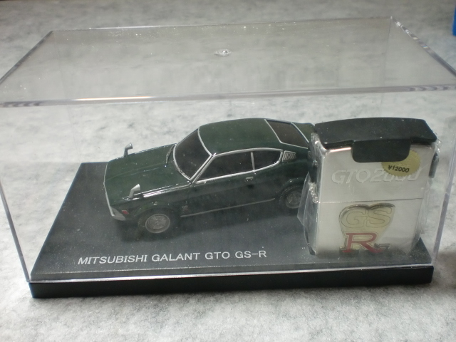 未使用】ZIPPOライター CAR＆ZIPPO 三菱ギャランGTO GSRミニカー付きの 