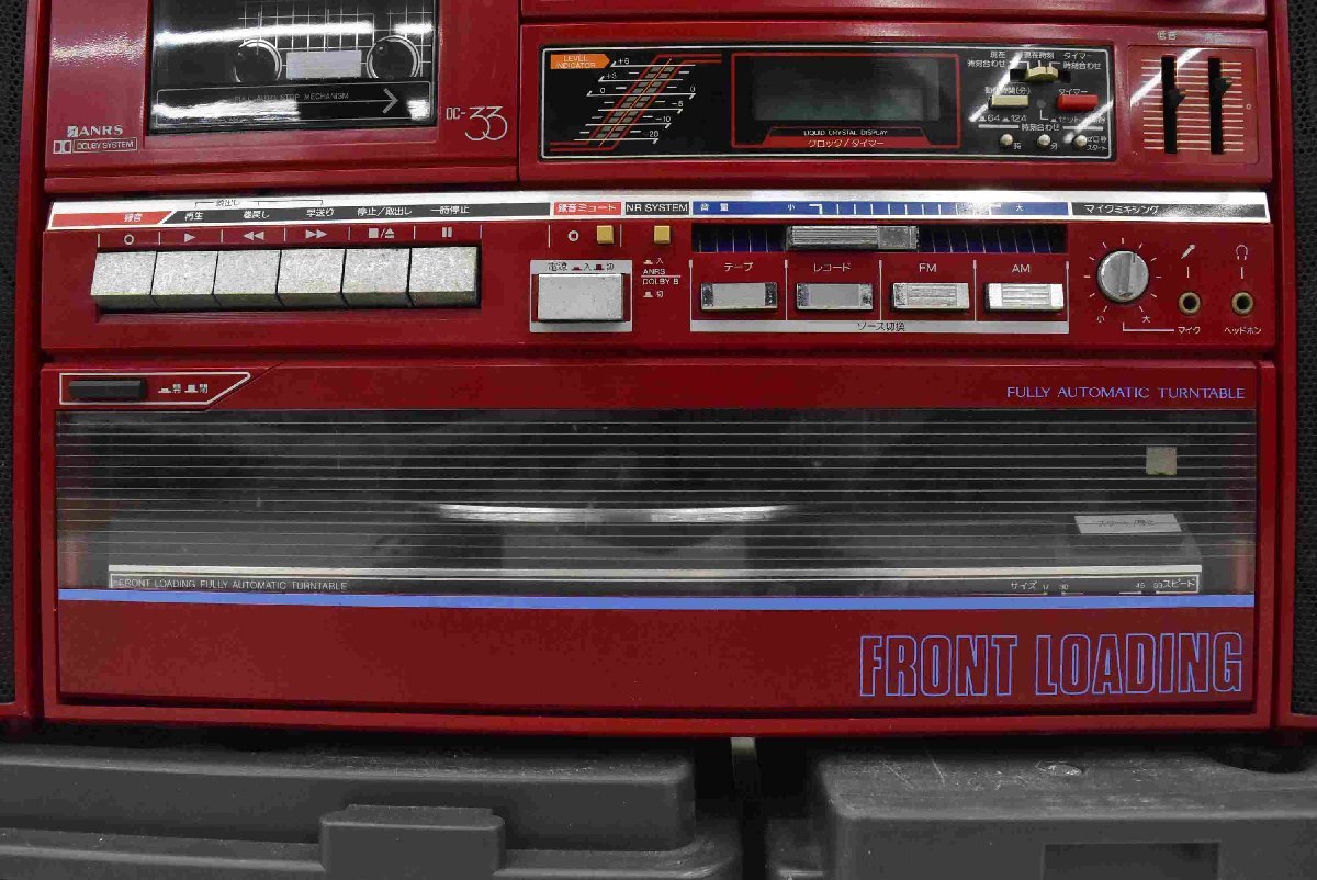 F☆Victor ビクター DC-33R BA-DC33R ラジカセ レコードプレーヤー