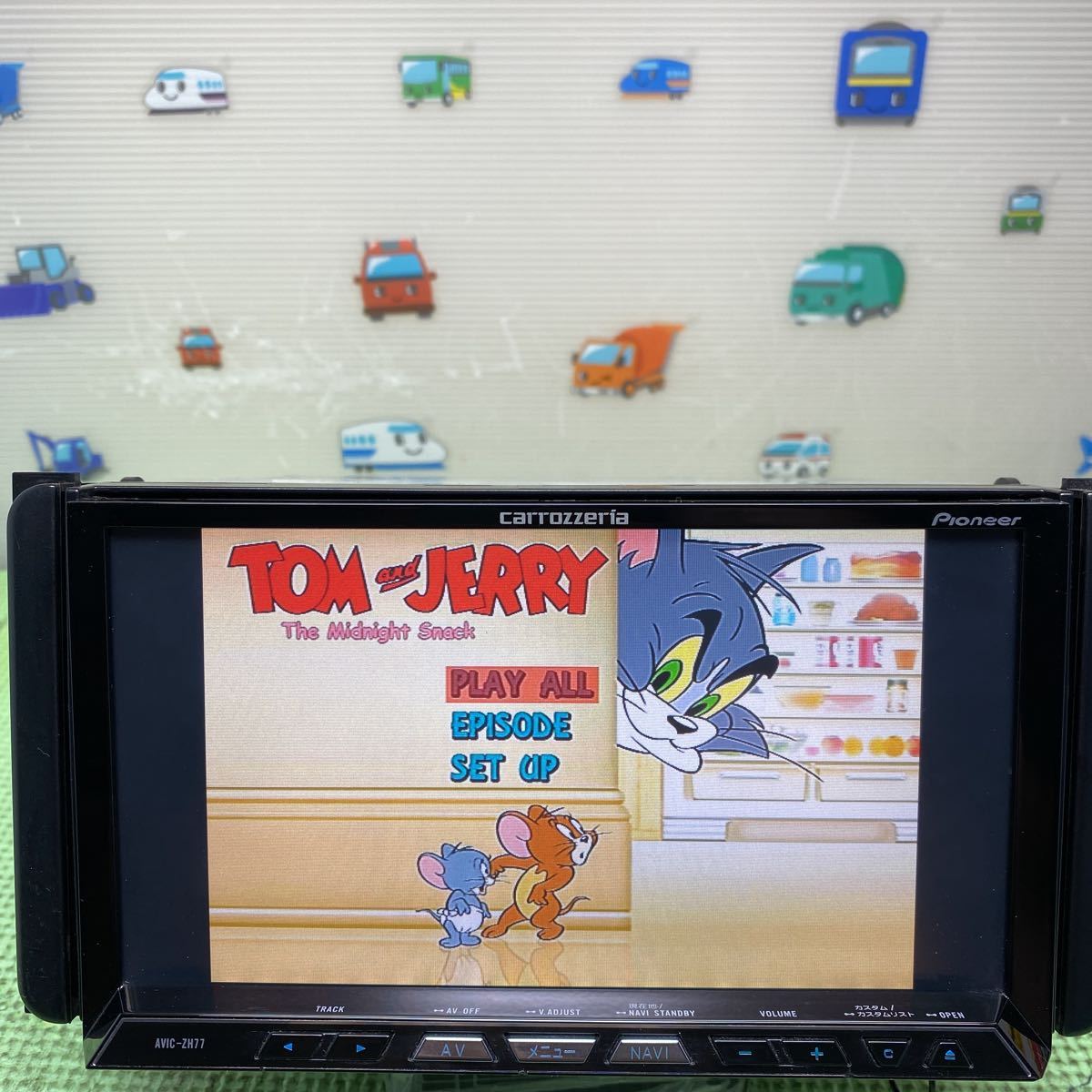 ★保証付動作★ Carrozzeria カロッツェリア パイオニア サイバーナビ AVIC-ZH77★DVD Bluetooth フルセグ★地図データ2012年★