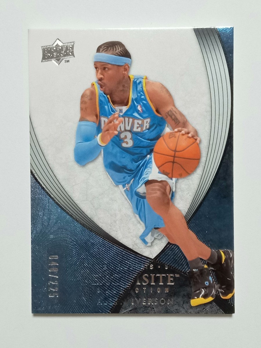 2007-08 UPPER DECK EXQUISITE COLLECTION ALLEN IVERSON 48/225