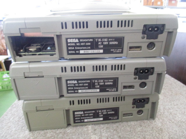 セガサターン 本体 3台 コントローラー 3台 ジャンク 【公式通販】
