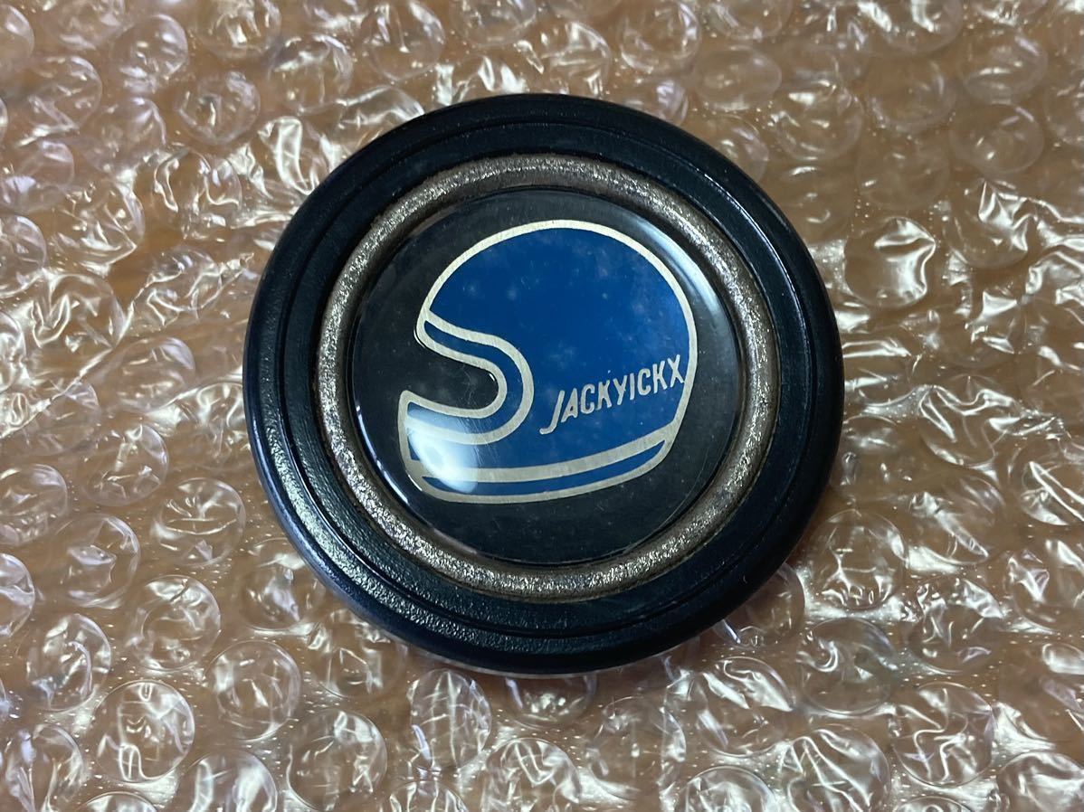 MOMOハンドル➕ホーンボタン ジャッキーイクス レア物 MOMO サイズ ジャッキーイクス ステアリング ホーンボタン モモ Jacky