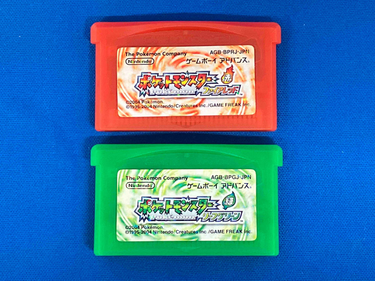 まとめ売り】 ポケットモンスター ファイアレッド リーフグリーン 2本