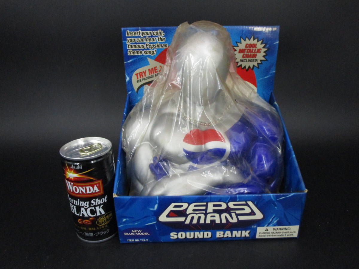 即決 ペプシマン サウンドバンク 貯金箱 PEPSI MAN SOUND BANK 90年代
