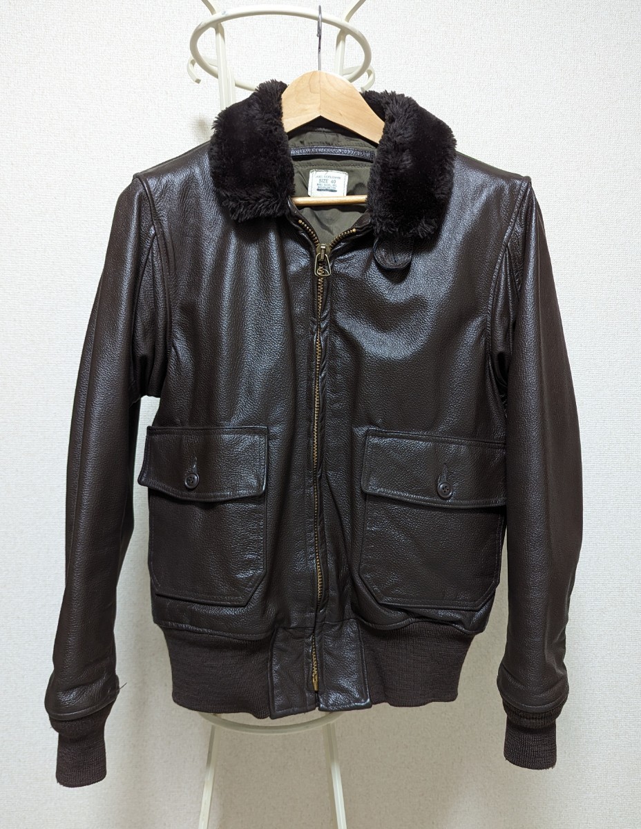G-1 BRILL USN フライトジャケット 米軍実物 BROS Bros Brill BROS