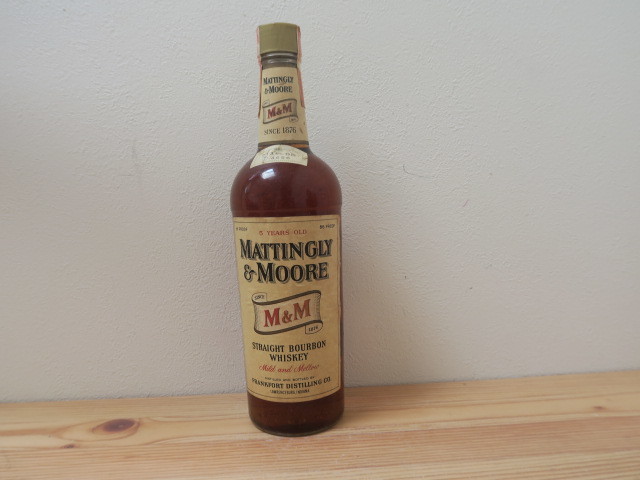 【未開栓】 MATTINGLY&MOORE マッティングリー ムーア 5年 31 古酒 未開栓 希少品 特級 MATTINGLY&MOORE マッティングリー&ムーア