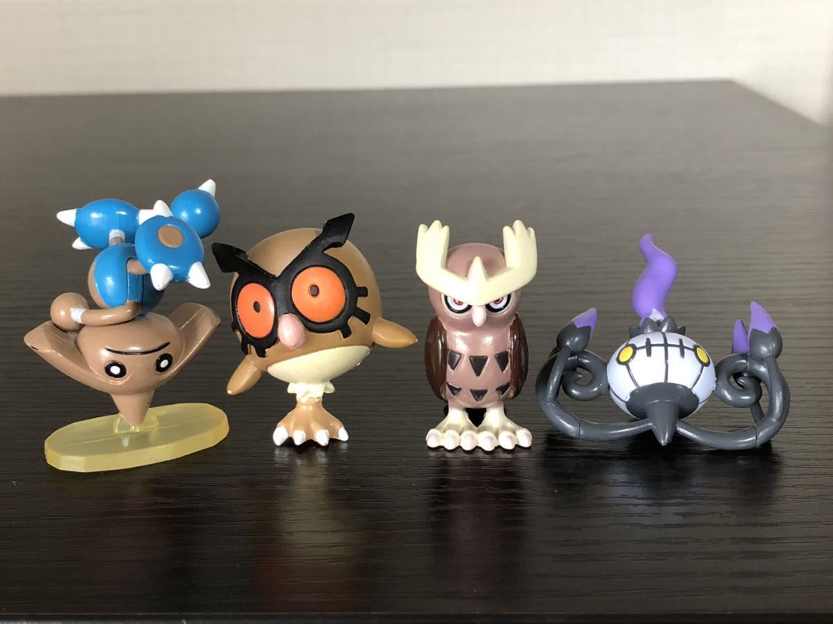 ポケモン モンスターコレクション 4個セット カポエラー ホーホー