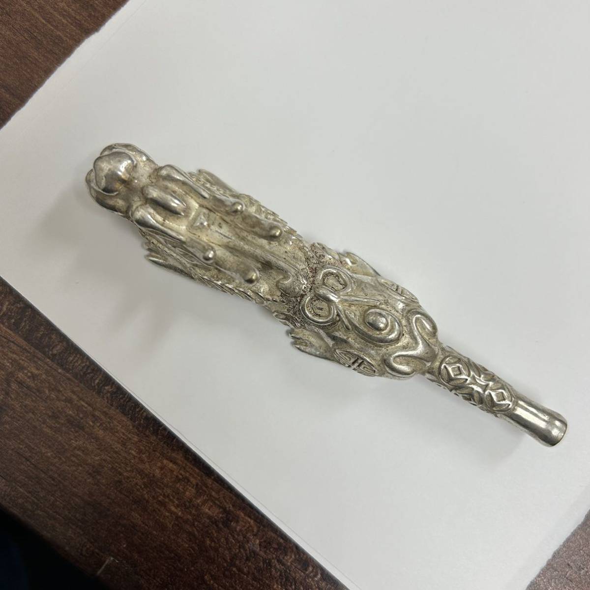 喫煙具 煙管 キセル 足銀 中国骨董(銀製)｜売買されたオークション情報