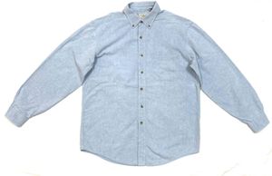 00s L.L.Bean シャンブレー ボタンダウンシャツ M LLビーン BDシャツ アウトドア