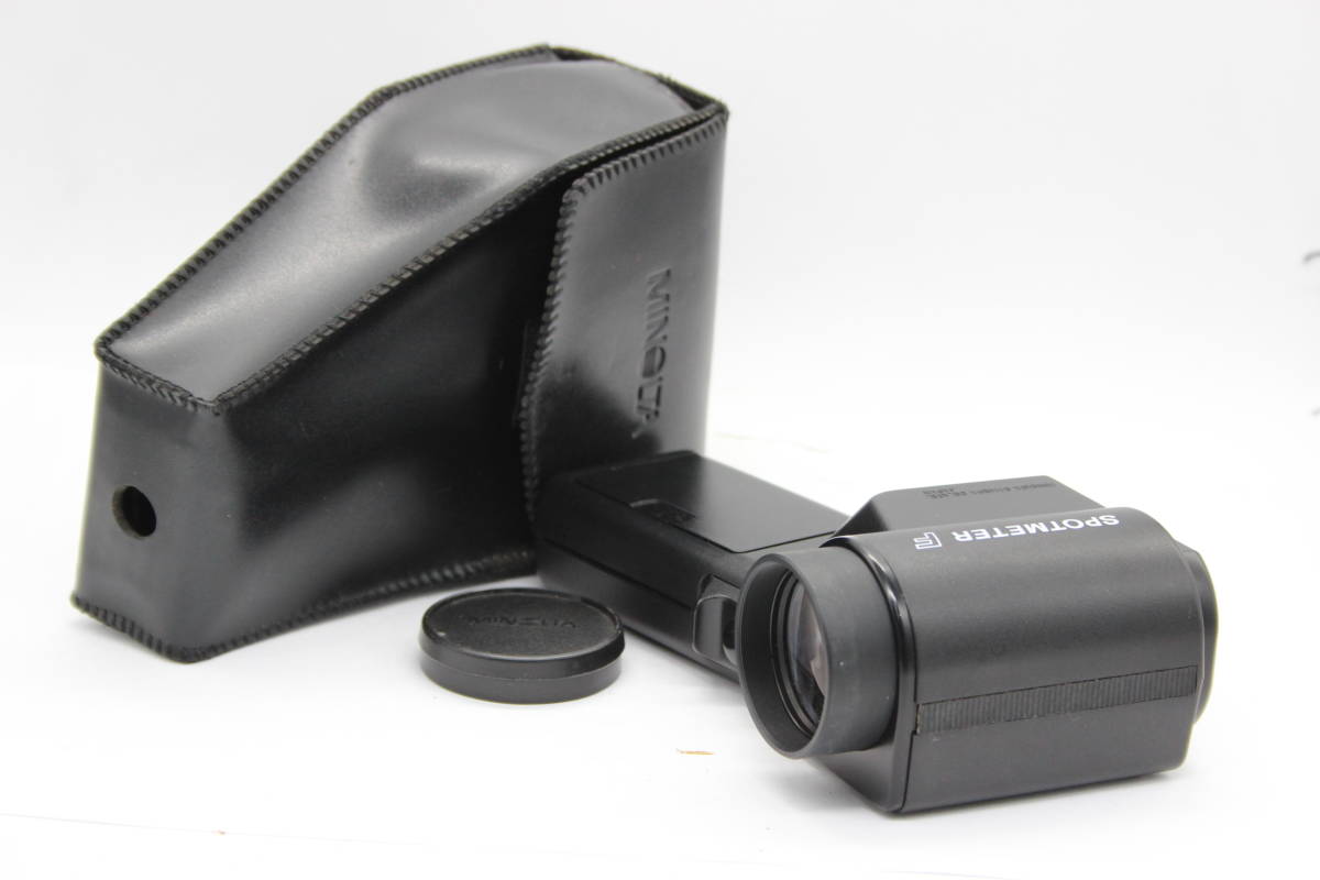 F ミノルタ MINOLTA SPOTMETER スポットメーター 露出計 ケース付き 