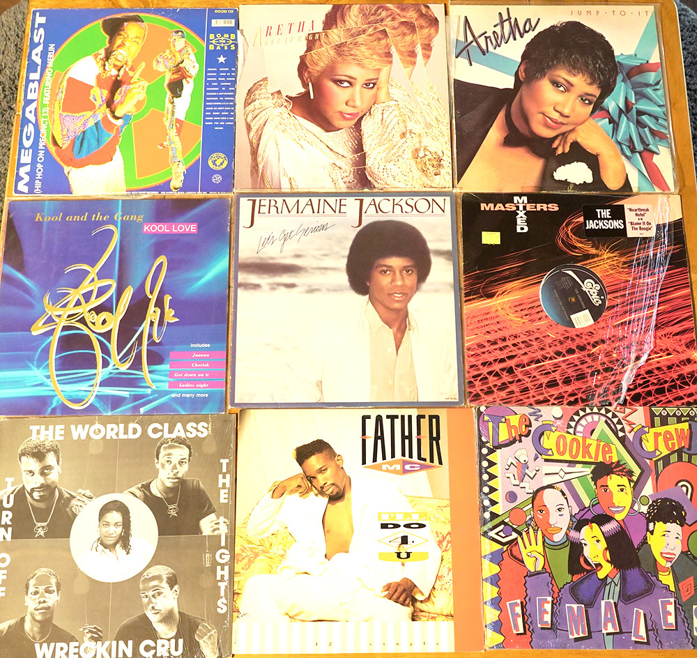 レコード70枚まとめて！②ディスコ・HIPHOP・SOUL・R&B・HOUSE他 当時
