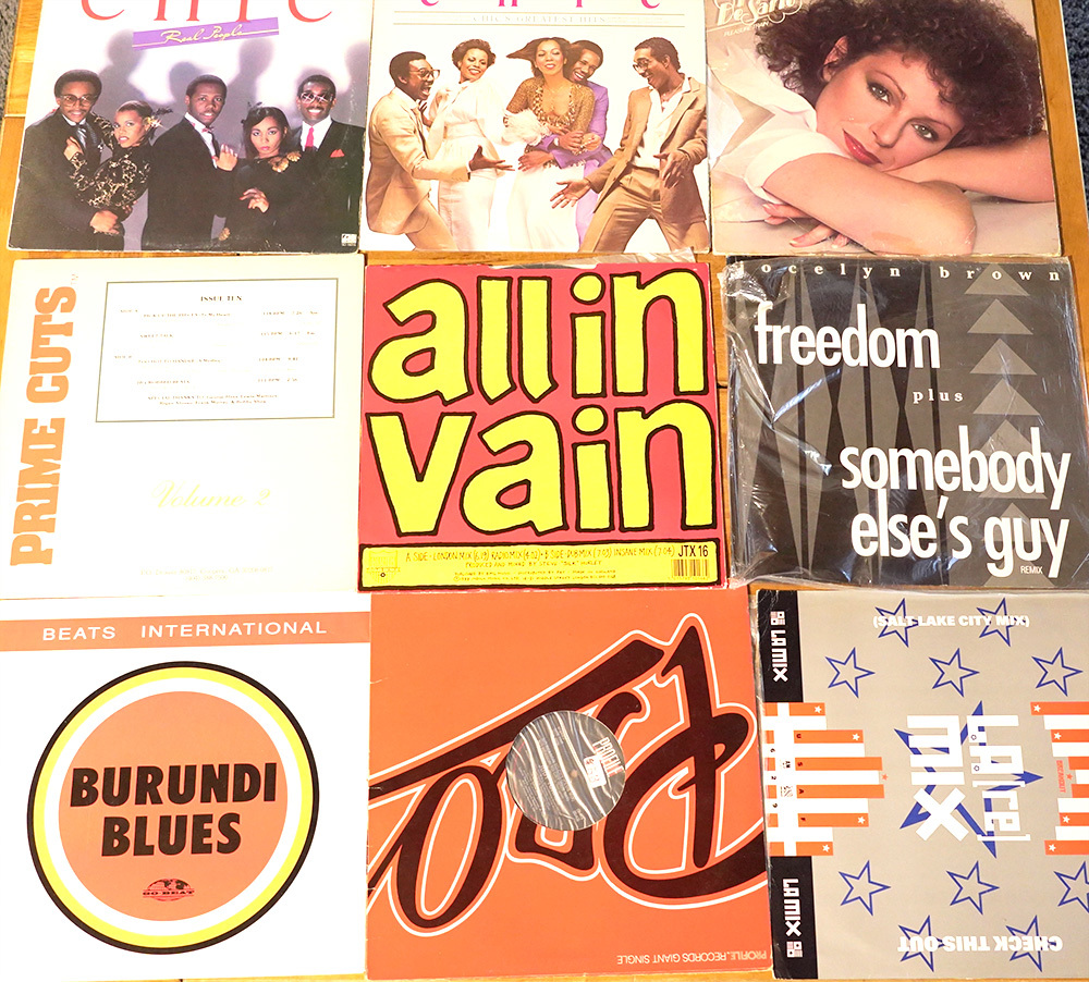 レコード70枚まとめて！②ディスコ・HIPHOP・SOUL・R&B・HOUSE他 当時