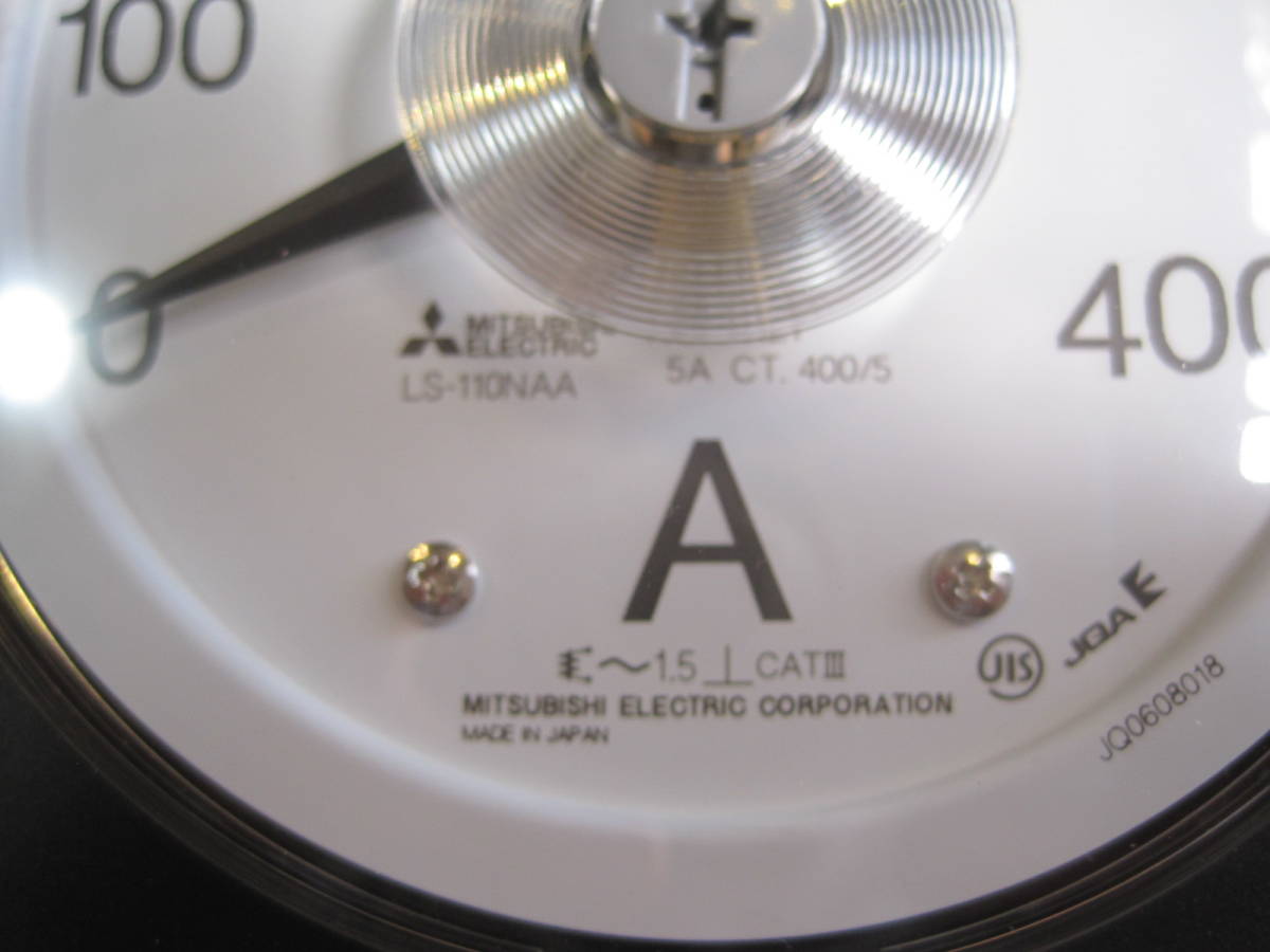 ○ 未使用 三菱 指示電気計器 LS-110NAA 交流電流計 アナログ