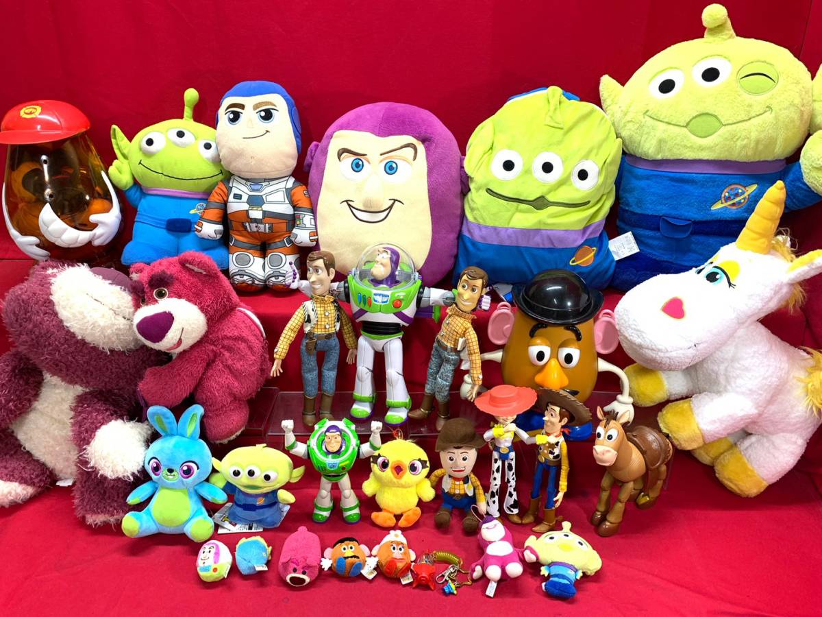 TOY STORY トイストーリー ぬいぐるみ フィギュア マスコット グッズ ウッディ エイリアン バズ ライトイヤー ポテトヘッド ロッツォ