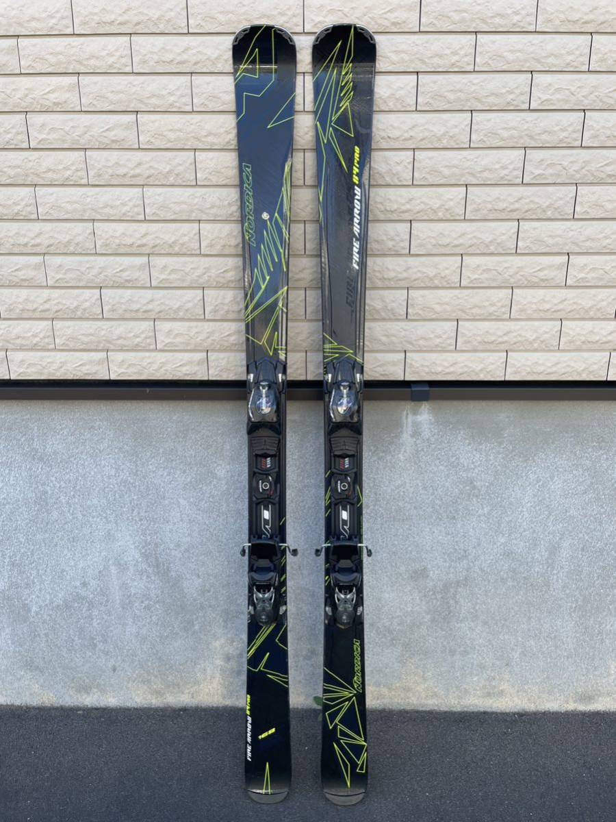 Skis Alpins Nordica Fire Arrow 84 EDT + Fixations 160cm Homme Occasion Bon état