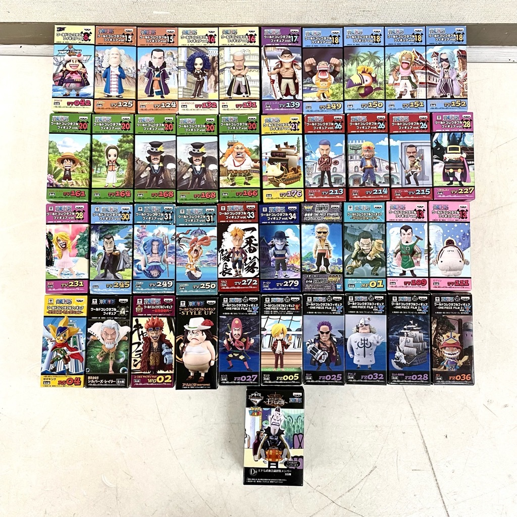 開封品 ONE PIECE ワンピース ワールドコレクタブルフィギュア ワーコレ セット ワーコレ マルコ クロコダイル ユースタス ゼット K2383