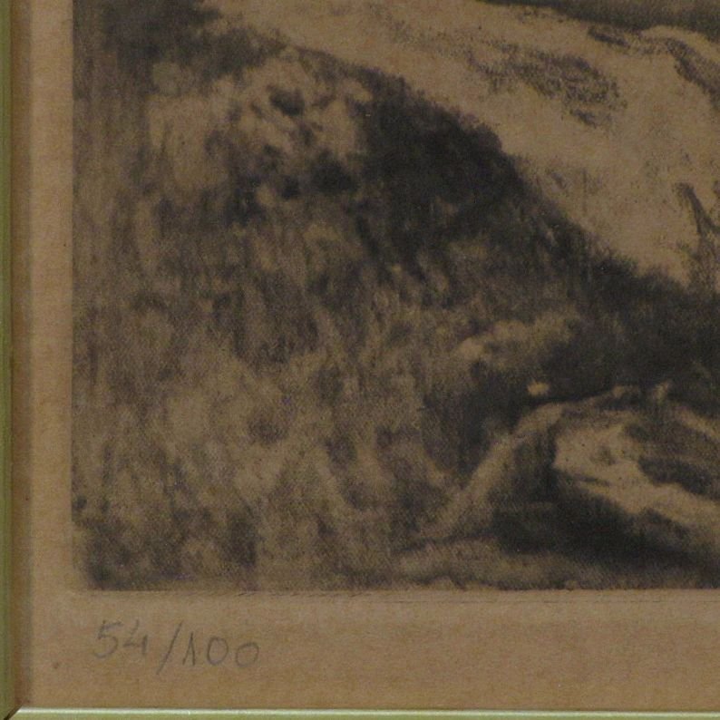 ルノワール Pierre-Auguste Renoir 裸婦 額装 作品証明書付属 100部